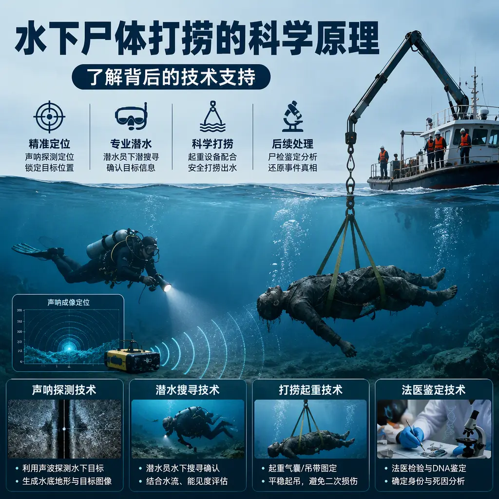 清远水下尸体打捞的科学原理，了解背后的技术支持